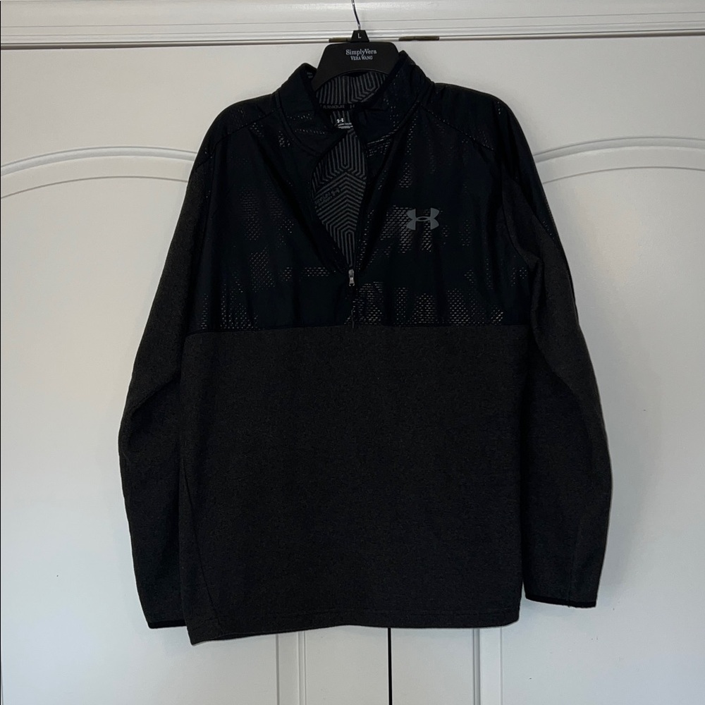Under Armour Men's Black and Dark Gray Performance Jacket